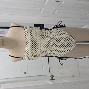 🌟 Classic Polka Dot One-Piece Swimsuit – Retro-Inspired Elegance 🌟